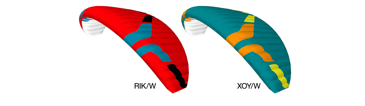 two paramotor wings