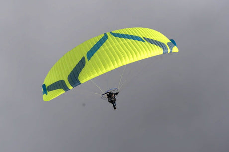 person flying with viper 64 wing